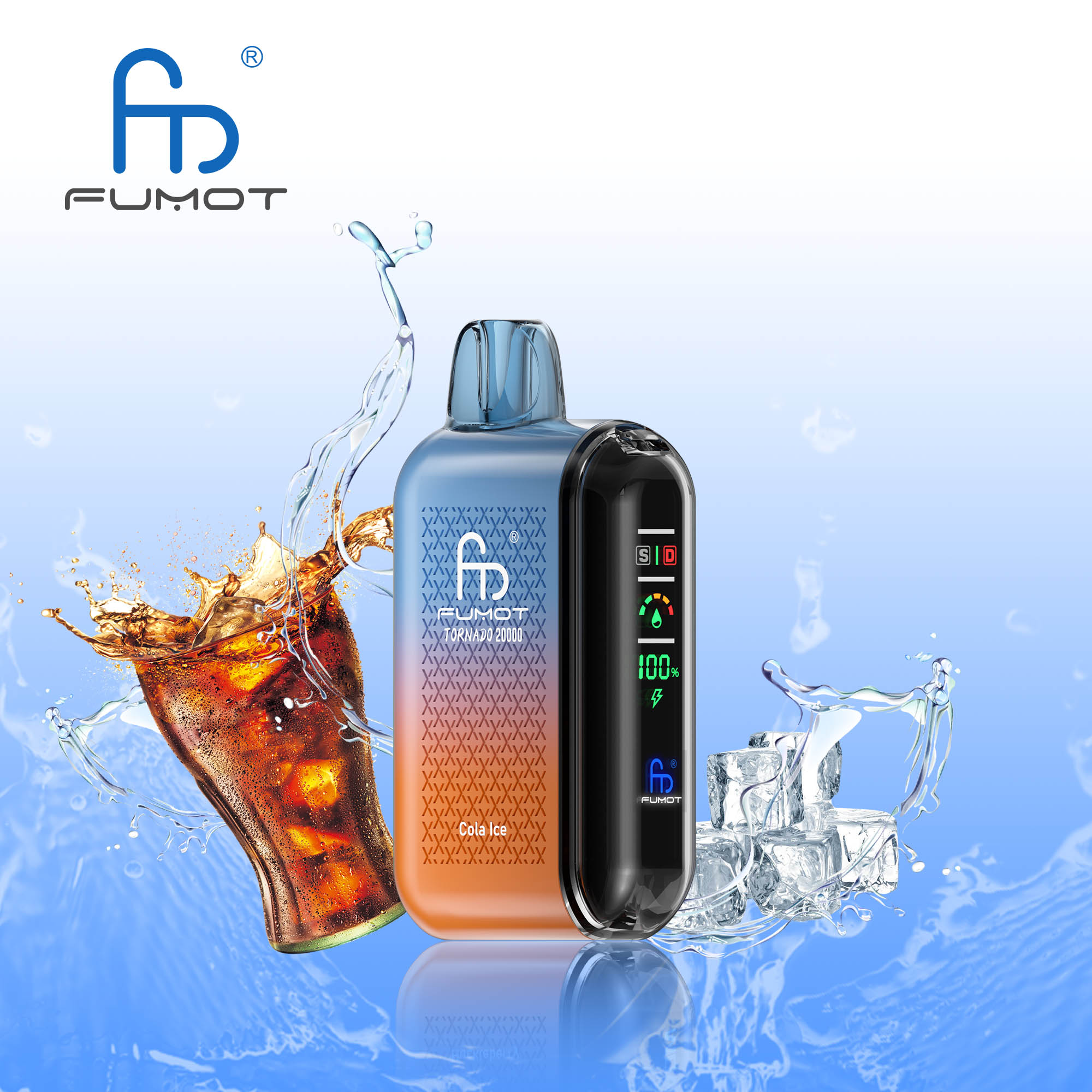 Fumot Tornado 20.000(NIC 2%) vape device at JimoVape
