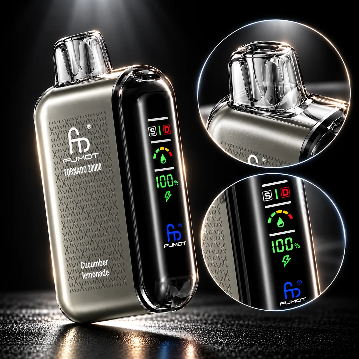 Fumot Tornado 20.000(NIC 2%) vape device at JimoVape