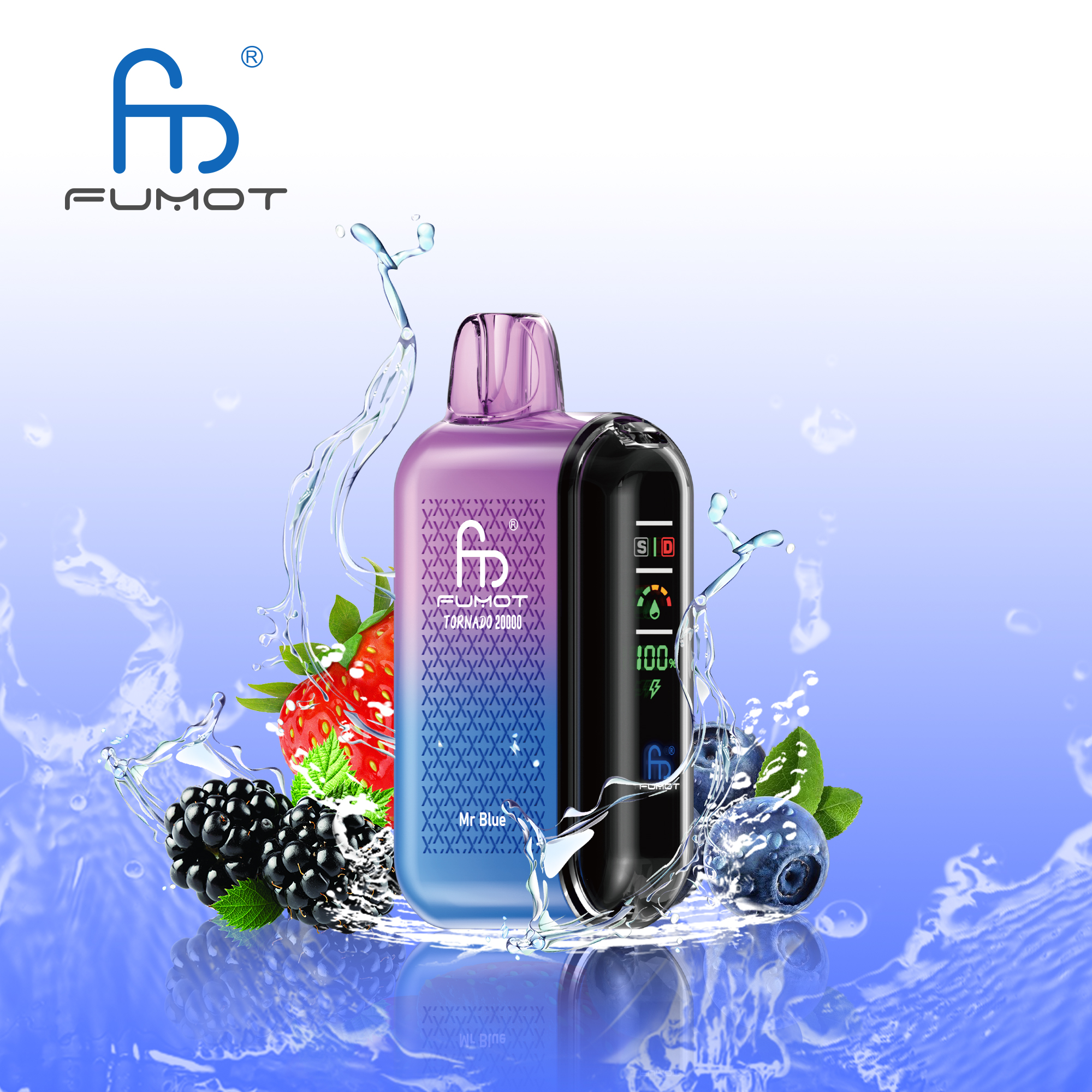 Fumot Tornado 20.000(NIC 2%) vape device at JimoVape