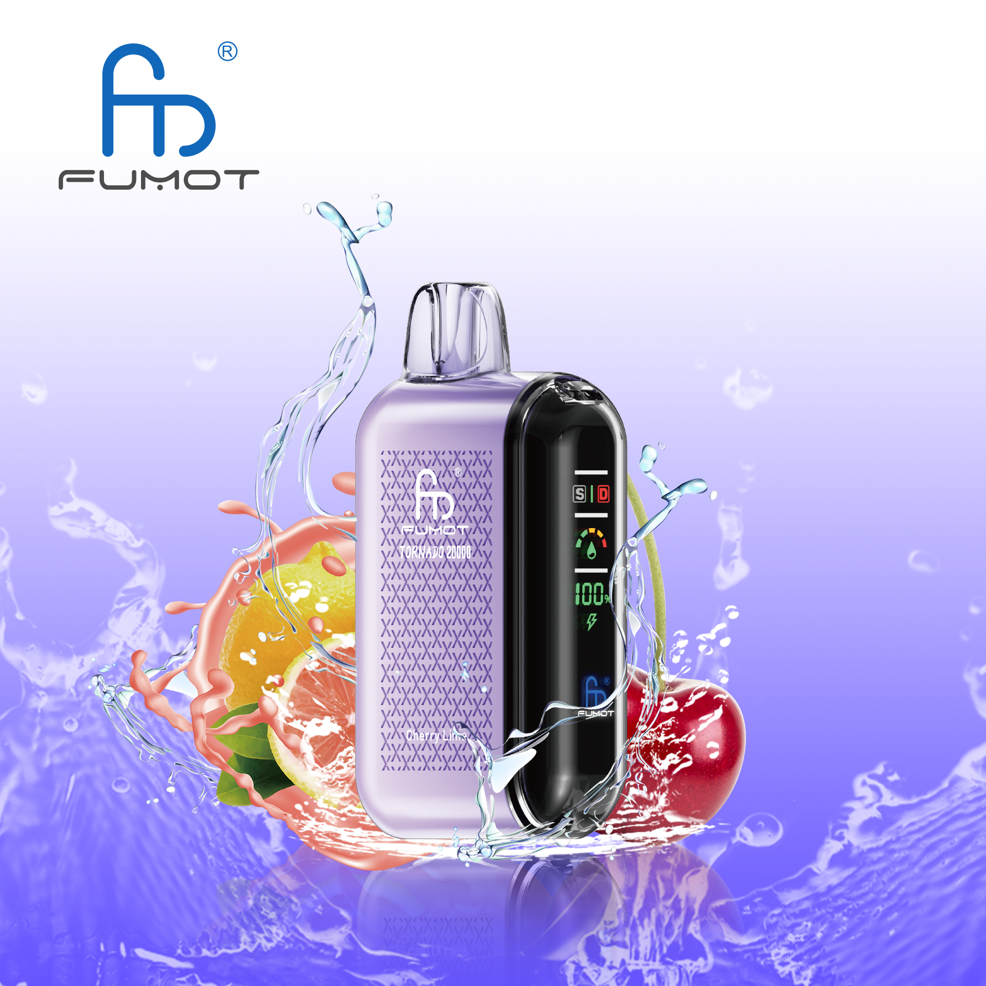 Fumot Tornado 20.000(NIC 2%) vape device at JimoVape