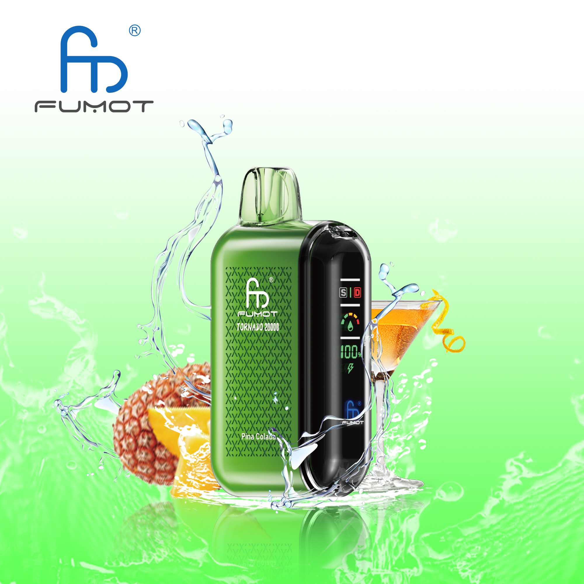 Fumot Tornado 20.000(NIC 2%) vape device at JimoVape