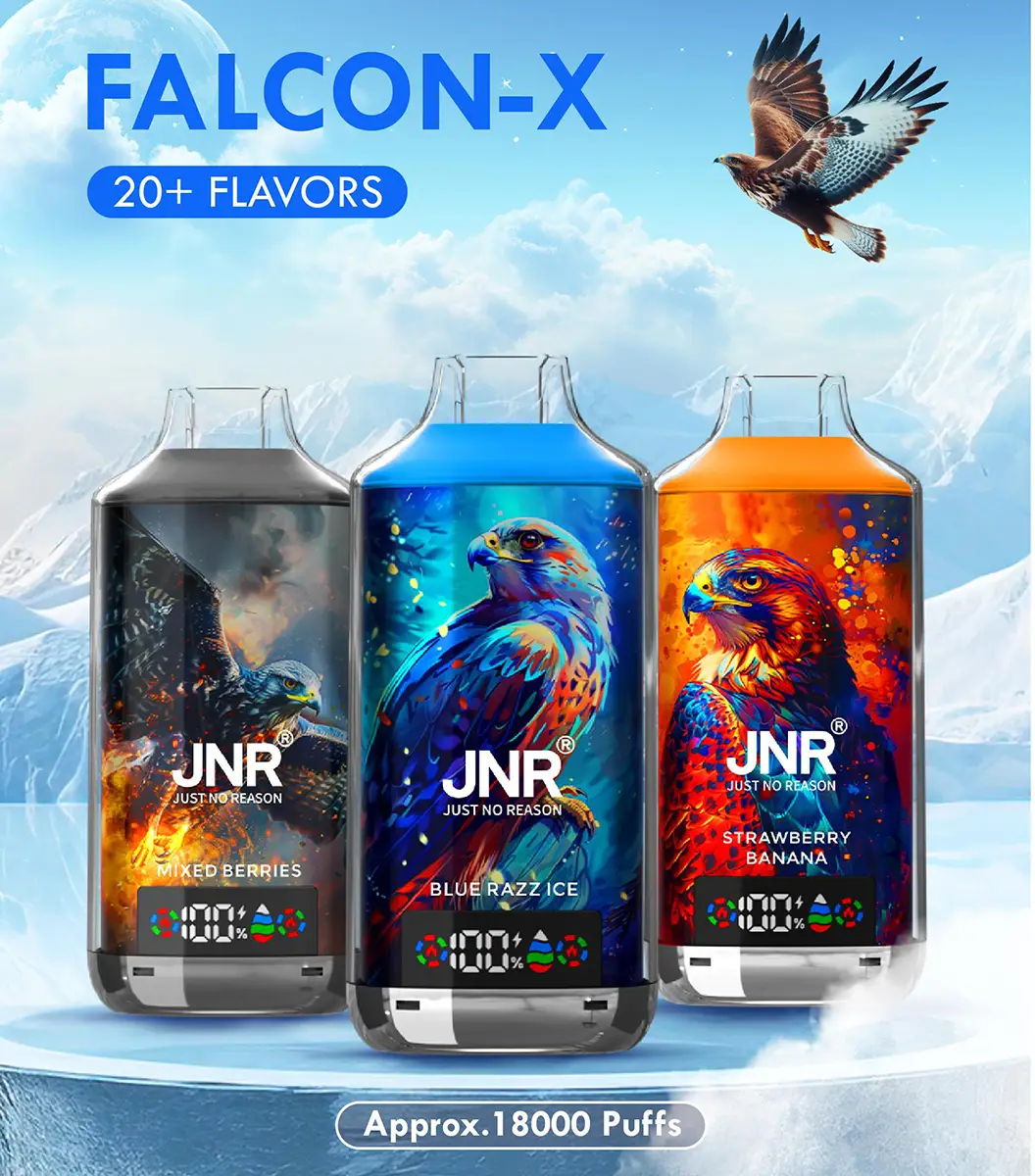 JNR Falcon-X18.000(NIC 2%) vape device at JimoVape