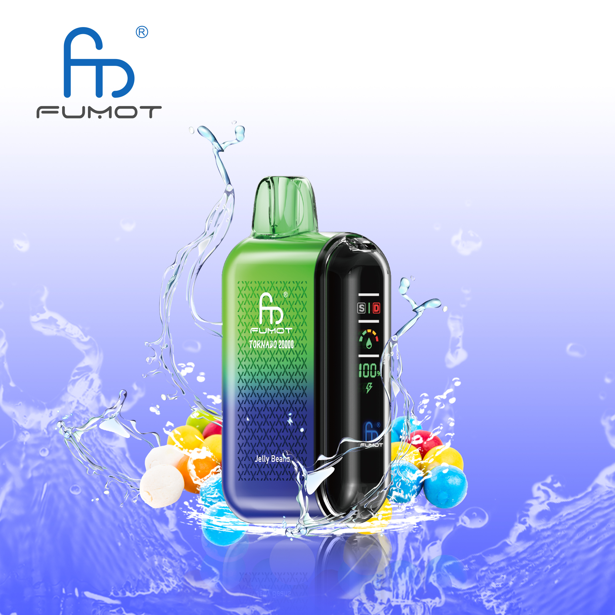 Fumot Tornado 20.000(NIC 2%) vape device at JimoVape