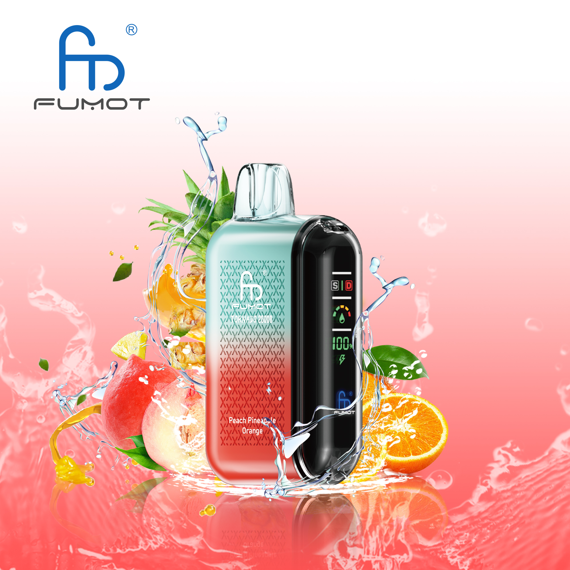 Fumot Tornado 20.000(NIC 2%) vape device at JimoVape