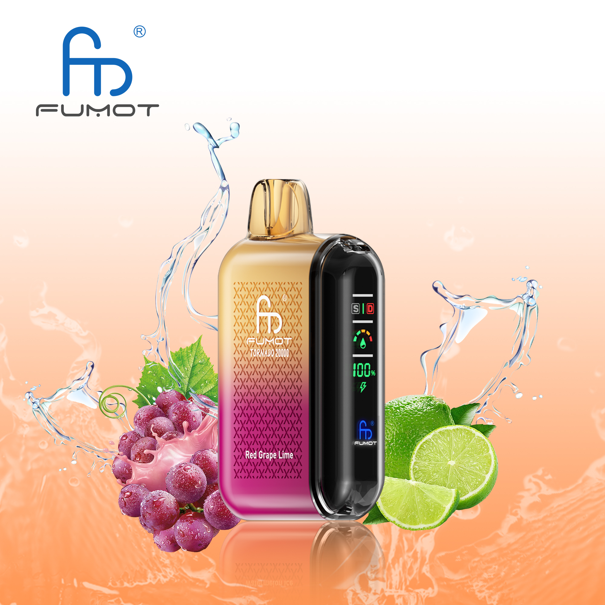 Fumot Tornado 20.000(NIC 2%) vape device at JimoVape
