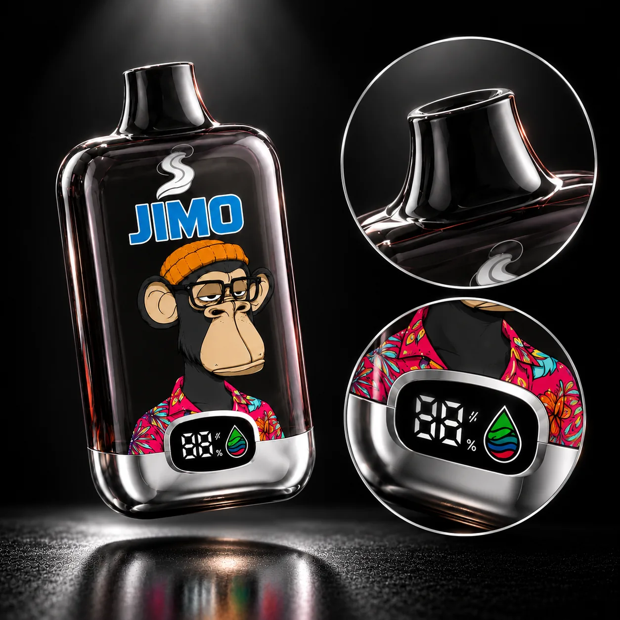 JIMO Digital Box 12.000(NIC 2%) vape device at JimoVape