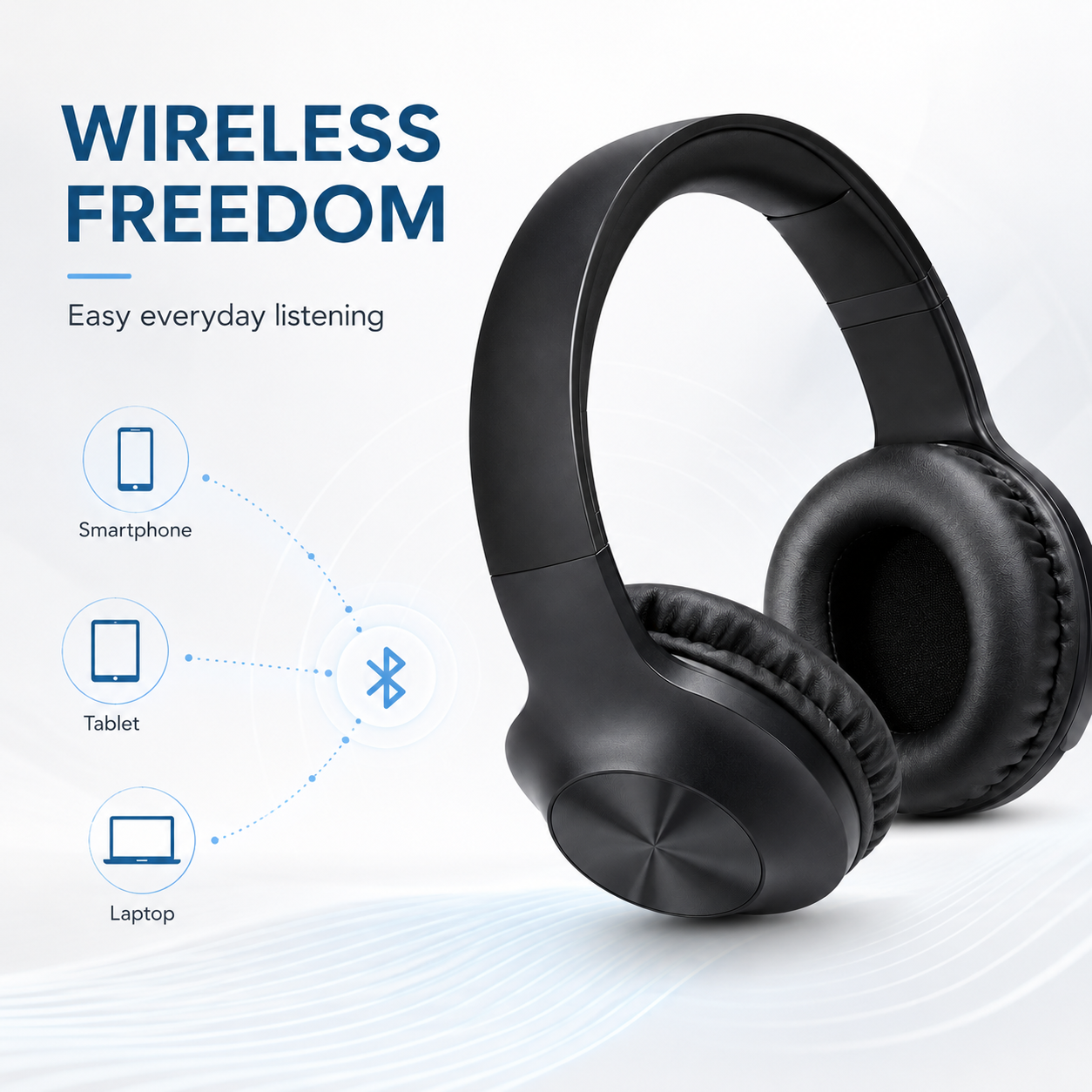 Premium Wireless Over-Ear Headphones with Immersive Sound