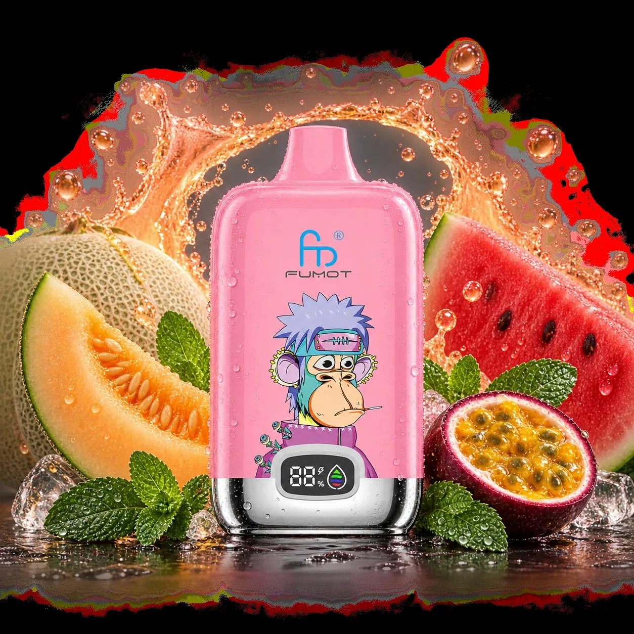 Fumot Digital Box 12.000(NIC 2%) vape device at JimoVape