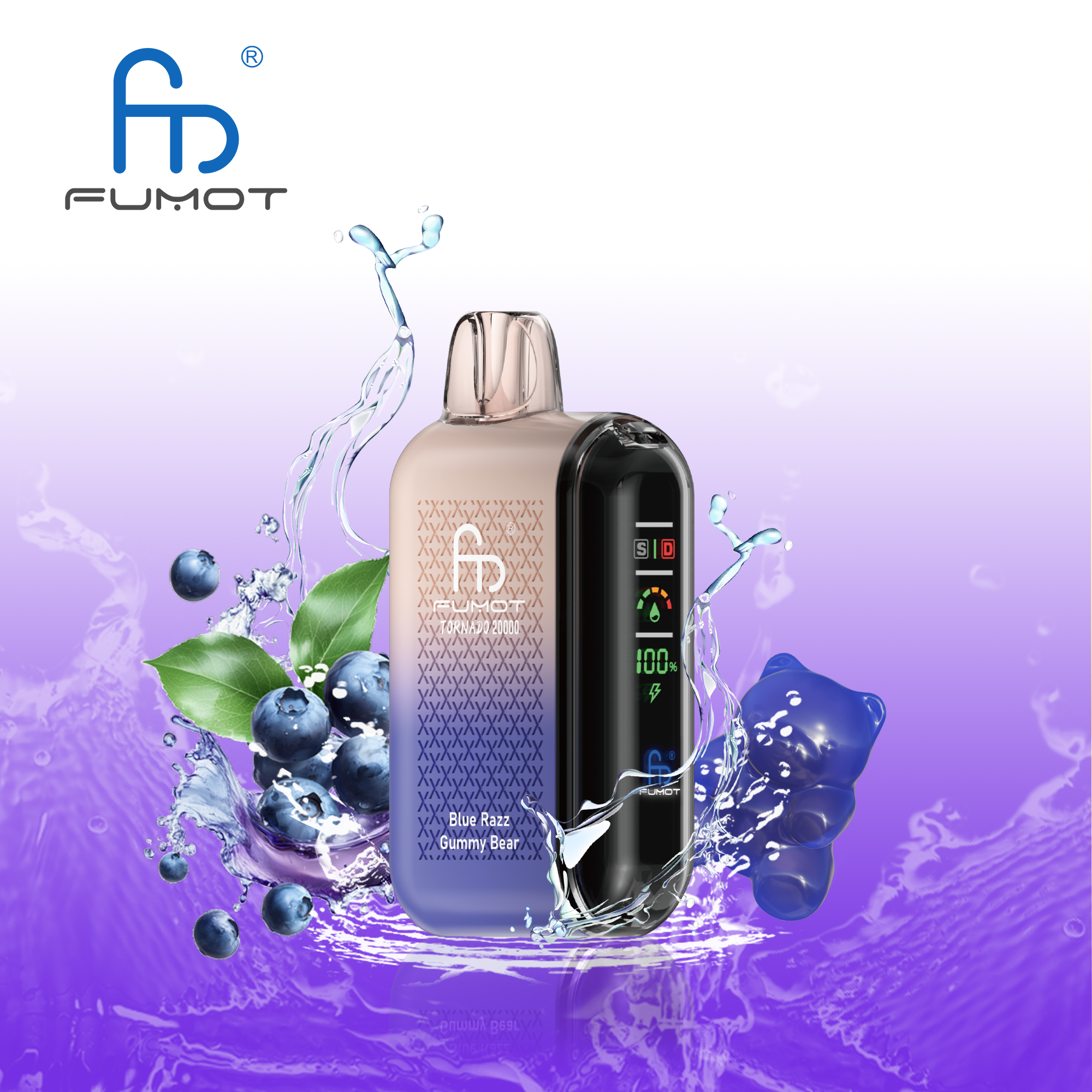 Fumot Tornado 20.000(NIC 2%) vape device at JimoVape