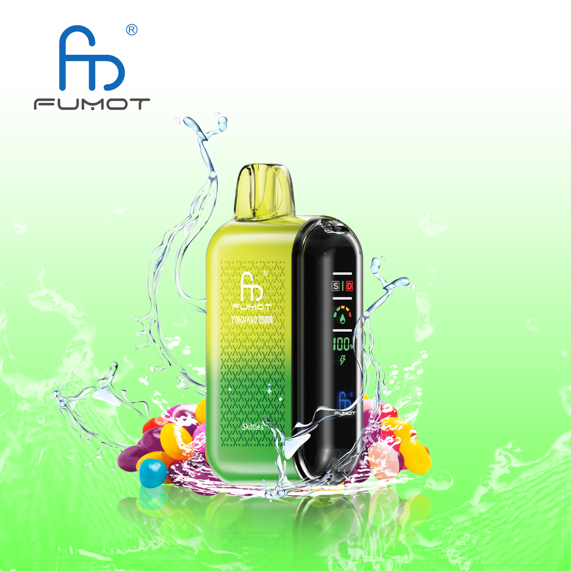 Fumot Tornado 20.000(NIC 2%) vape device at JimoVape