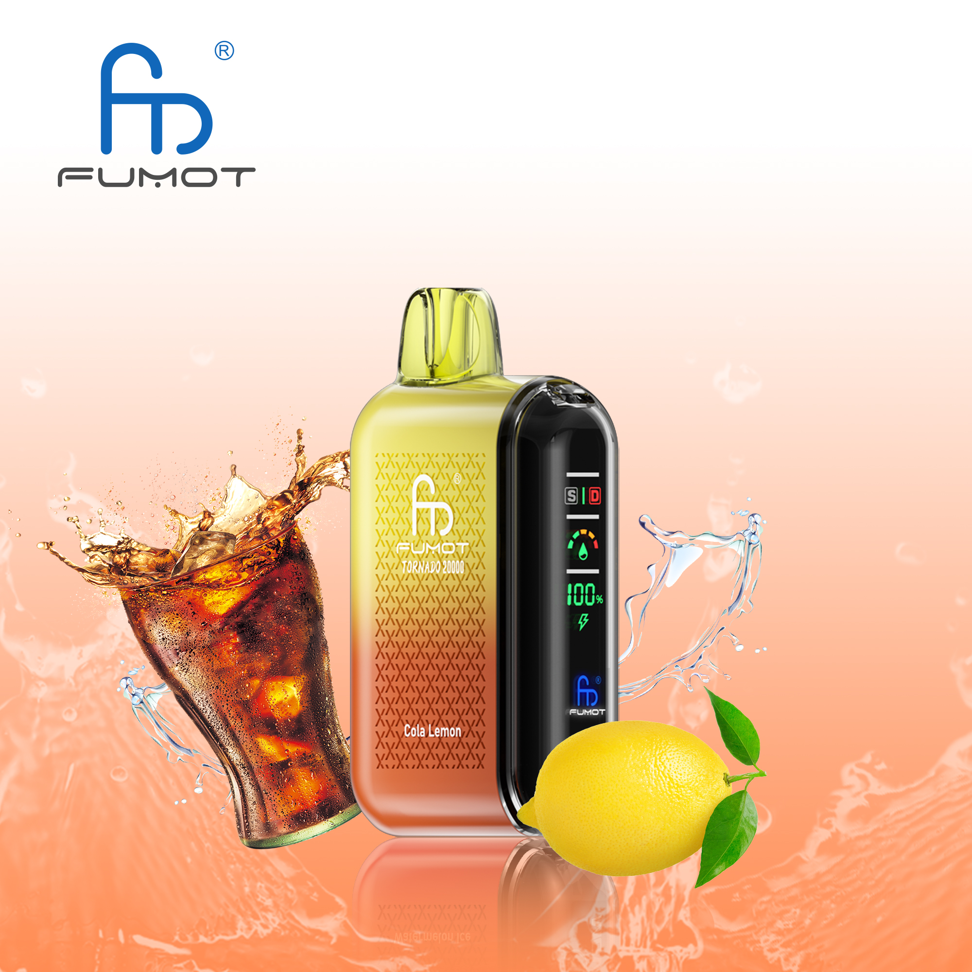 Fumot Tornado 20.000(NIC 2%) vape device at JimoVape